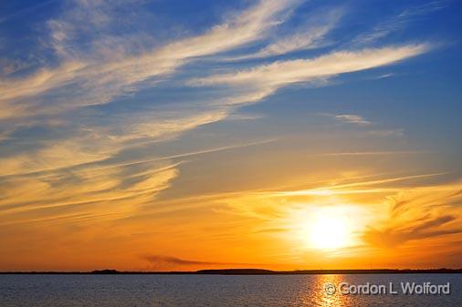 Powderhorn Lake Sunset_33234.jpg - Photographed along the Gulf coast near Port Lavaca, Texas, USA.